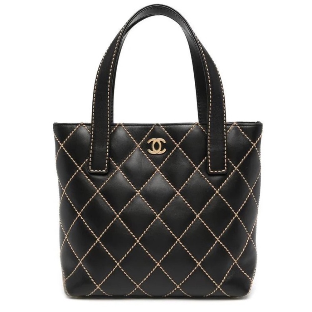 Chanel 2003 Wild Stitch leather tote